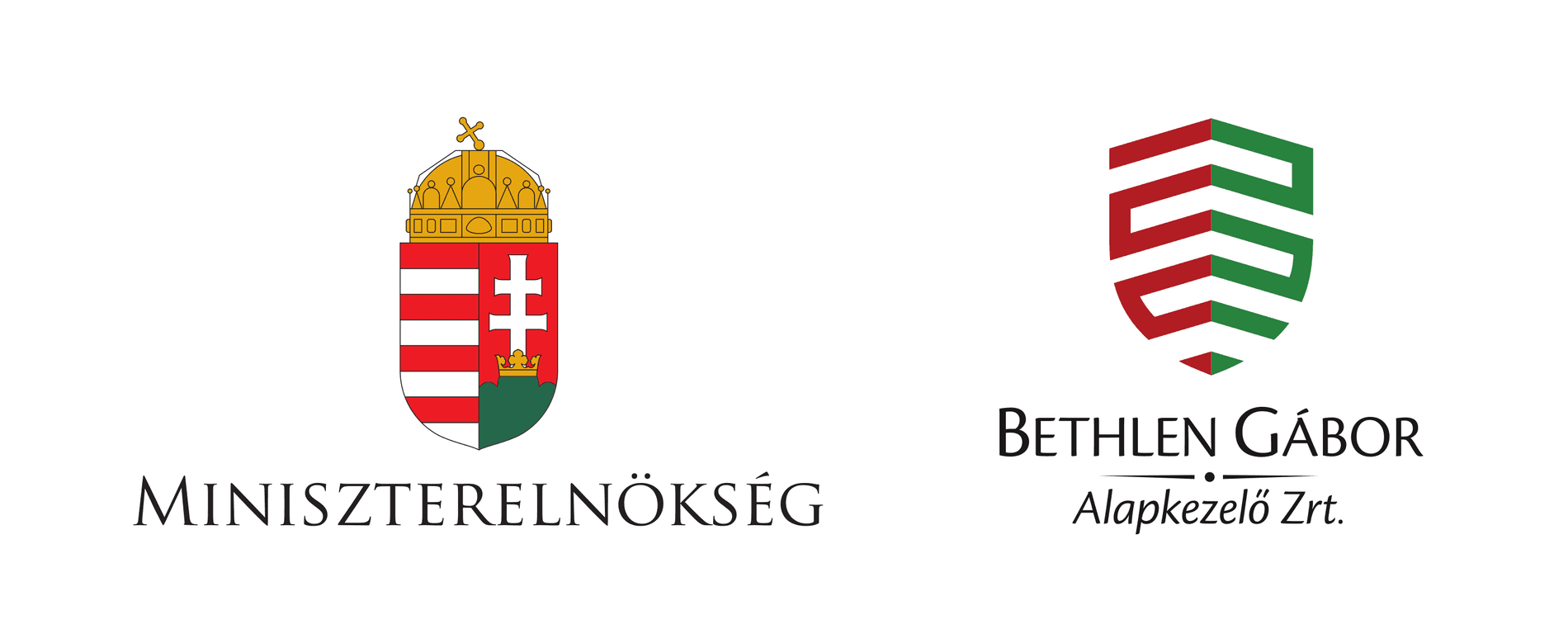 Bethlen Gábor Zrt és a Miniszterelnökség logója